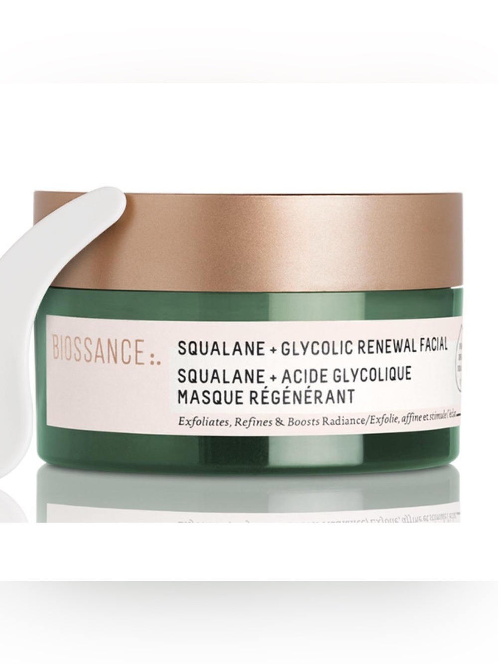 Biossance squalane + glycolic renewal mask / facial $68 retail